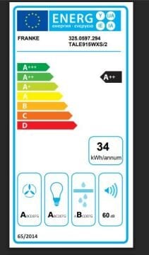 FRANKE TALE 915 W XS İNOX DUVAR TİPİ DAVLUMBAZ