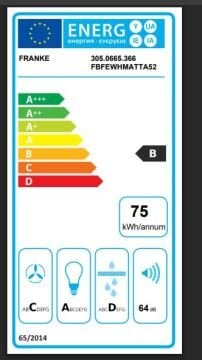 FRANKE FBFE WH MATT A52 MATT WHİTE INCA LUX 3.0 ASPİRATÖR