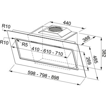 FRANKE FTLN H45 X/BK A120 DUVAR TİPİ FORMAT PLUS