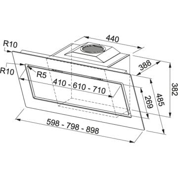 FRANKE FTLN H45 X/BK A120 DUVAR TİPİ FORMAT PLUS