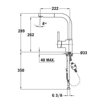 TEKA  ARK 938 TG KARBON SPİRALLİ MUTFAK BATARYASI