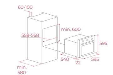 TEKA HAK 629 WH MULTİFONKSİYONEL BEYAZ ANKASTRE FIRIN