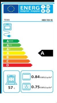 TEKA HEB 723 SS 6 PROGRAMLI PASLANMAZ ÇELİK ANKASTRE FIRIN
