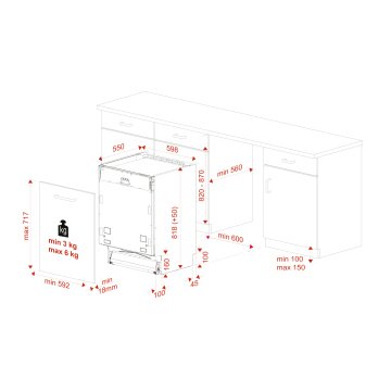 TEKA DFI 46700 TTM 7 YIKAMA PROGRAMLI TAM ANKASTRE BULAŞIK MAKİNESİ