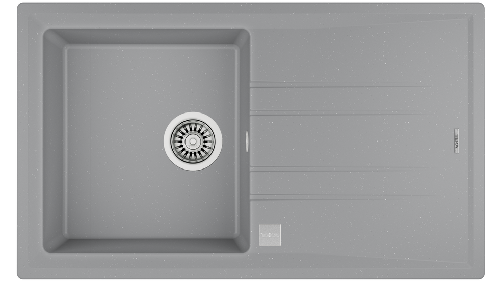 TEKA  STONE 50 B-TG 1B 1D STONE GREY TEK GÖZLÜ TEZGAH ÜSTÜ TEGRANİT EVİYE