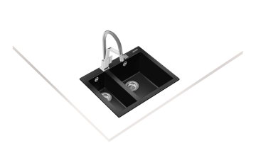 TEKA FORSQUARE 590 TG BLACK TEZGAHÜSTÜ EVİYE