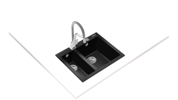 TEKA FORSQUARE 590 TG BLACK TEZGAHÜSTÜ EVİYE