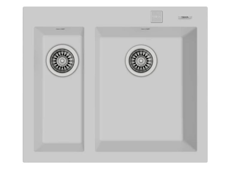 TEKA FORSQUARE 590 TG ARCTİC WHİTE  TEZGAH ÜSTÜ EVİYE