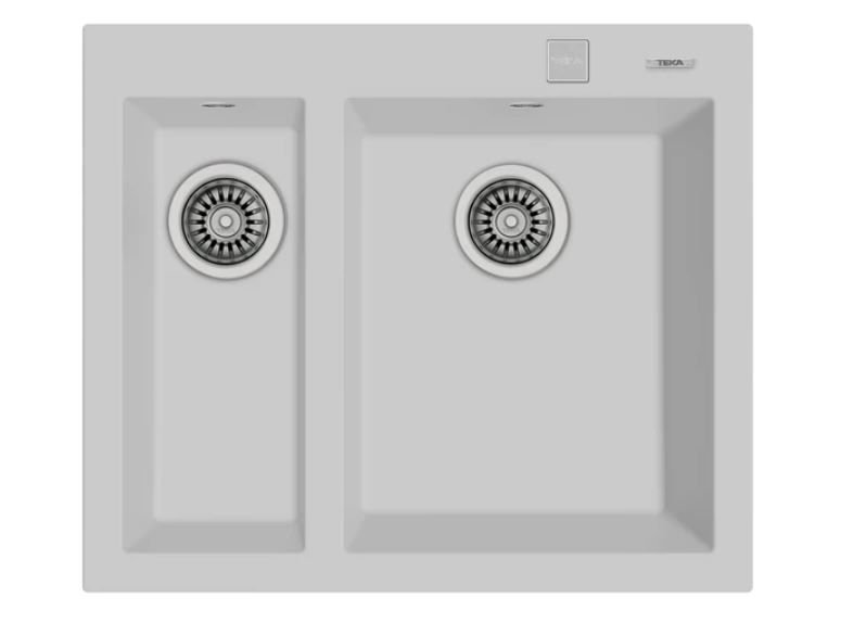 TEKA FORSQUARE 590 TG ARCTİC WHİTE  TEZGAH ÜSTÜ EVİYE