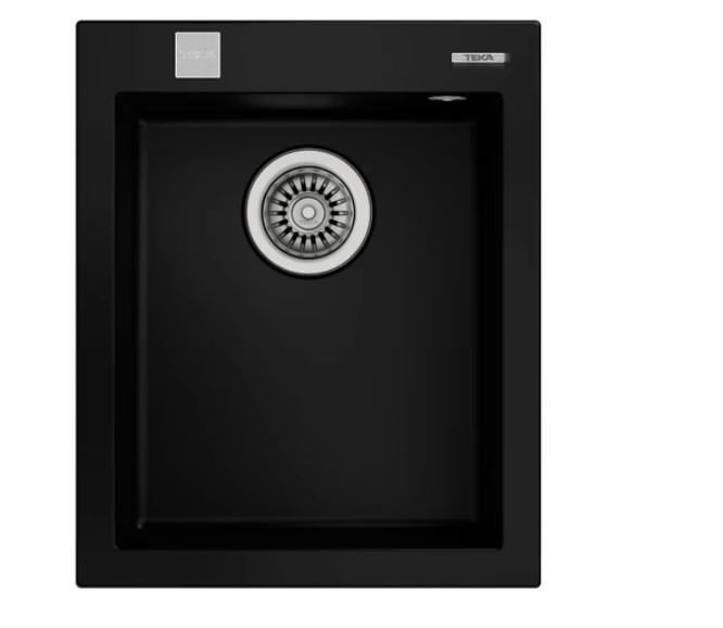 TEKA  FORSQUARE 34.40 TG TEK HAZNELİ TEZGAH ÜSTÜ BLACK EVİYE