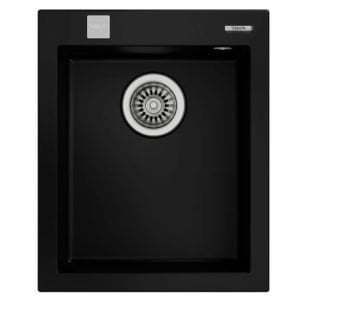 TEKA  FORSQUARE 34.40 TG TEK HAZNELİ TEZGAH ÜSTÜ BLACK EVİYE