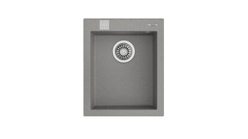 TEKA FORSQUARE 34.40 TG TEK HAZNELİ TEZGAH ÜSTÜ STONE GREY EVİYE