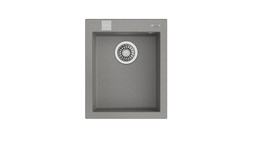 TEKA FORSQUARE 34.40 TG TEK HAZNELİ TEZGAH ÜSTÜ STONE GREY EVİYE