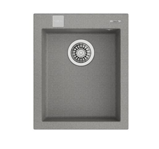 TEKA FORSQUARE 34.40 TG TEK HAZNELİ TEZGAH ÜSTÜ STONE GREY EVİYE