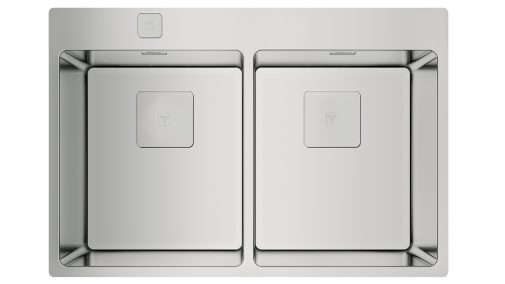 TEKA FORLINEA RS15 2B 740 (AUTO) PASLANMAZ ÇELİK TEZGAH ÜSTÜ/TEZGAHA SIFIR EVİYE