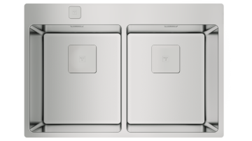 TEKA FORLINEA RS15 2B 740 (AUTO) PASLANMAZ ÇELİK TEZGAH ÜSTÜ/TEZGAHA SIFIR EVİYE