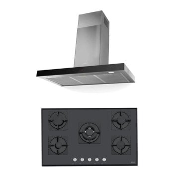 FRANKE FABER SMART X/V A90 DAVLUMBAZ FHNS 905 4G TC BK C OCAK 2Lİ ANKASTRE SET