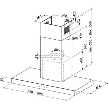 FRANKE FABER SMART X/V A90 DAVLUMBAZ FHNS 905 4G TC BK C OCAK 2Lİ ANKASTRE SET